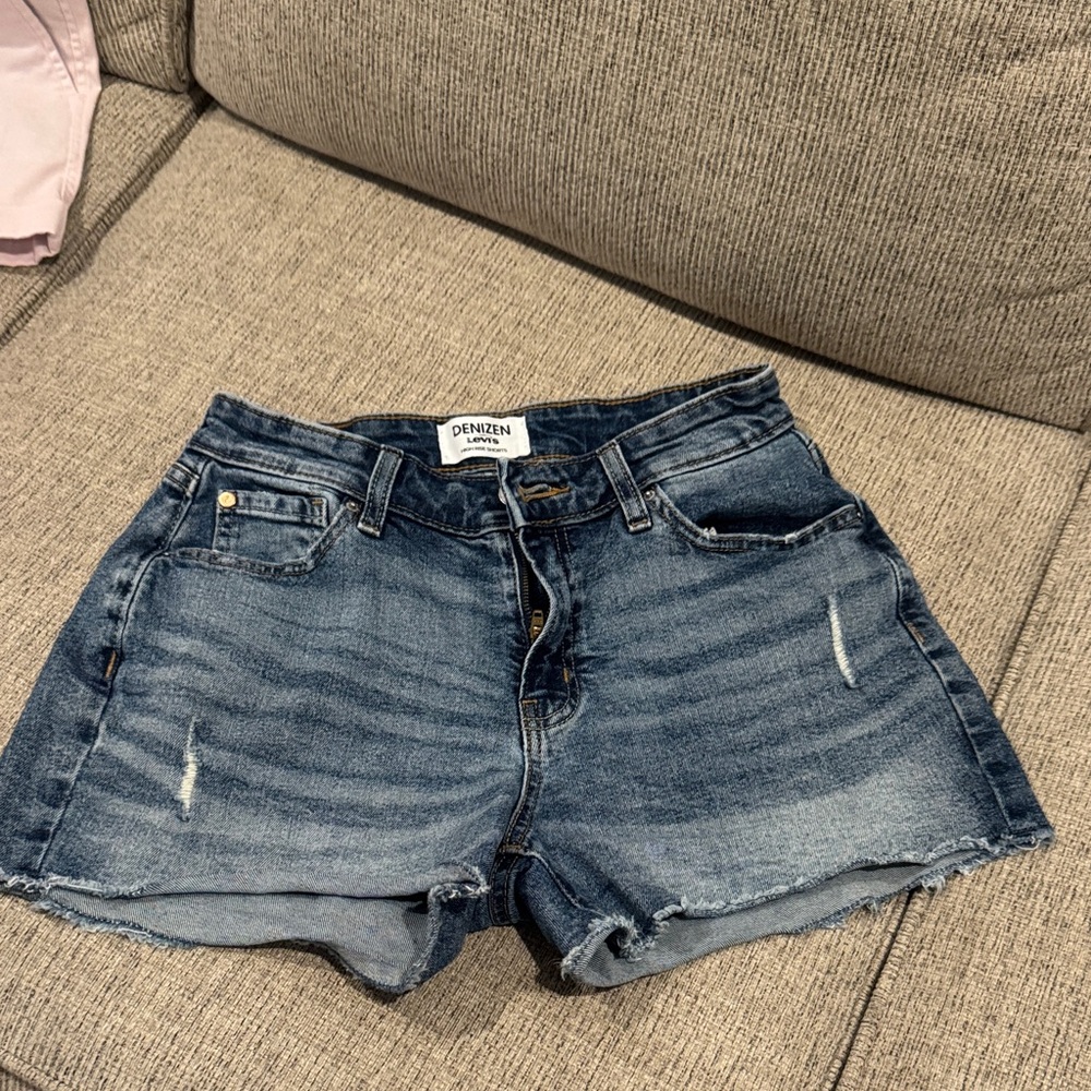 Denizen from Levi's Dark Blue Jean Shorts